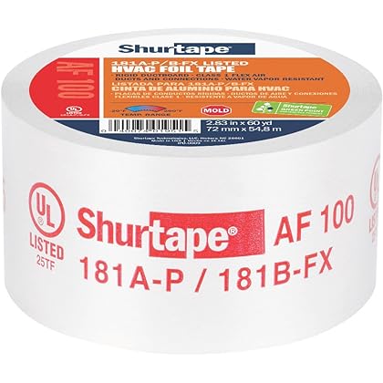 Aluminum Tape 2 1/2" x 60 Yards - UL 181 A-P Listed
